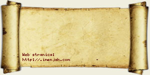 Tadej Tomaš vizit kartica